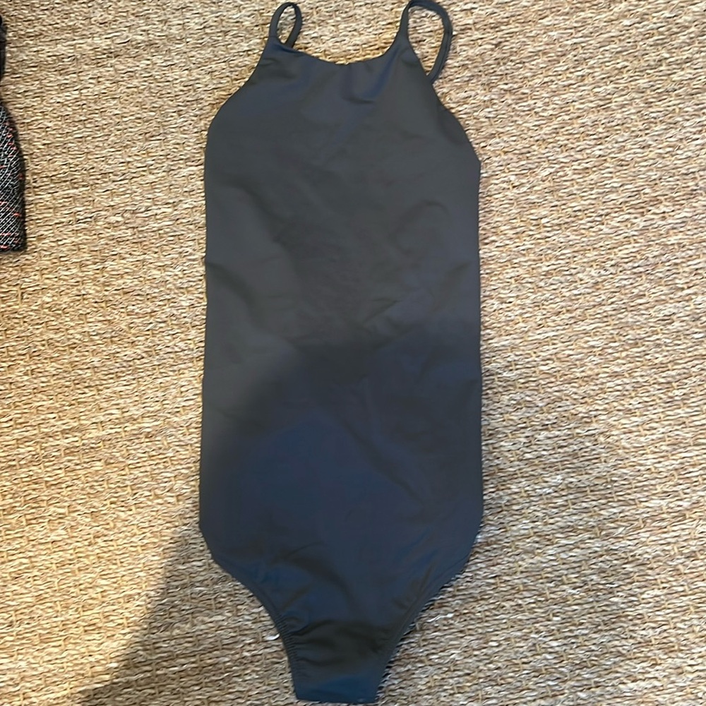 HER one piece olive swimsuit